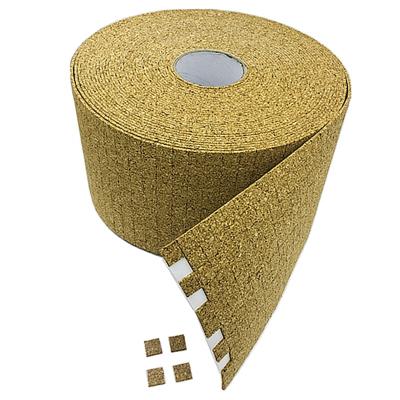 China 15x15x3MM Oak Skin On Rolls Adhesive For Cork Separator Spacer Glass Protective Glazing Pads for sale