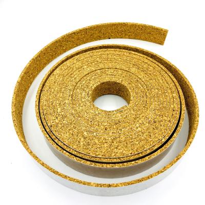 China Oak 45Mx30x4MM Cork Tape With Adhesive For Glass Shipping Pad Skin for sale