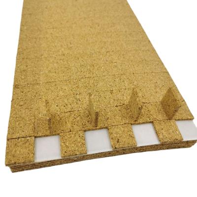 China Aok Tree Hot Sale 18*18*3mm Industrial Glass Skin Shielding Cork Protector Glass Shipping Pads Adhesive for sale