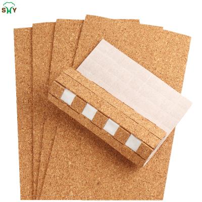 China Aok Shaft SYI-1830 Sticky Backed Cork Protective Skin For Cork Spacer Industrial Glass Protective Separators for sale