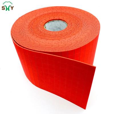 China Wholesale EVA Free Sample On Rolls 18*18*3 Adhesive Red Foam Pads Separator EVA Rubber Foam Pad Glass for sale