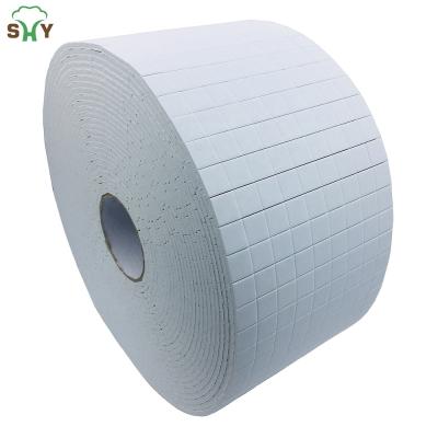 China 18*18*3+1MM White EVA Rubber Foam Pads Glass Protector Mat With Cling Foam for sale