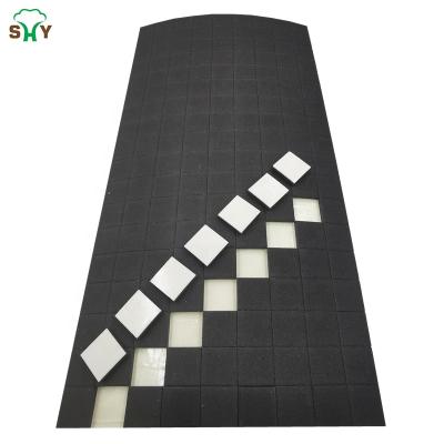 China Black Protective EVA Foam Guards Customizable 3+1MM Eva Rubber Glass Shipping Separator EVA for sale