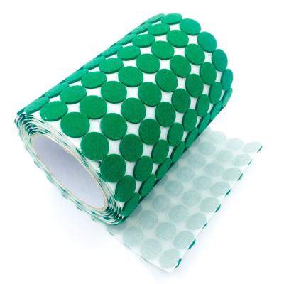 China 19*19*1.5mm Self Adhesive Green Felt Skid Protector Felt Pads On Rolls for sale