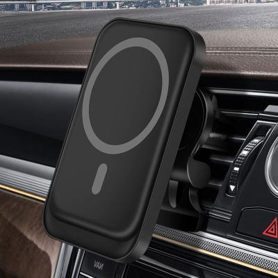 China 15W Qi Car Charger High Speed ​​Magnetic Wireless Air Vent Mount For iPhone 12 Pro Max Mini Fast Charging Car Phone Holder For iPhone 12 13 for sale