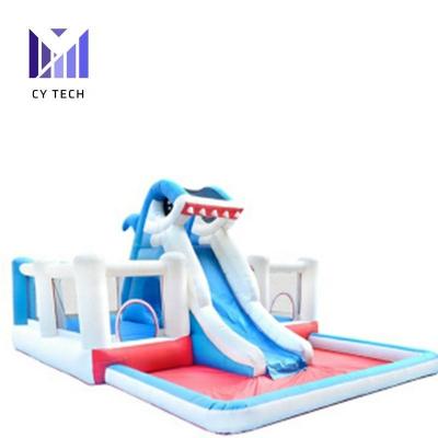 China Oxford factory on sale mini bouncy castle oxford inflatable bouncer slide combined with ocean ball pool for sale