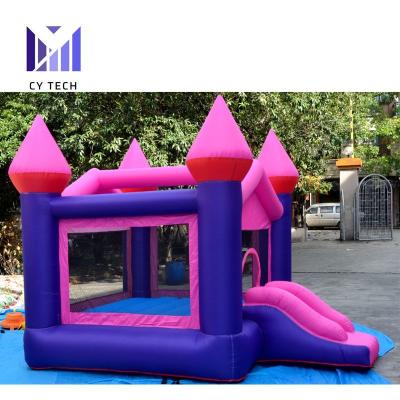 China Oxford Bouncer Inflatable Cute Slide Indoor Inflatable Jumping Castle Oxford Mini Inflatable Jumping Castle For Kids for sale