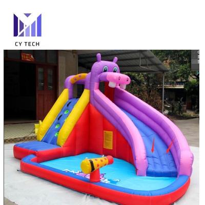 China Oxford Factory Directly Inflatable Oxford Bouncy Combo Slide With Pool for sale