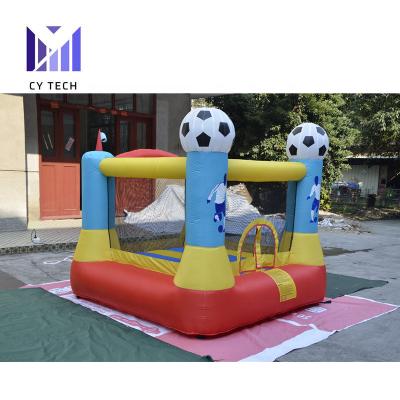 China Oxford House Use Soccer Theme Inflatable Bouncy House Oxford Bouncy Castle For Kids for sale