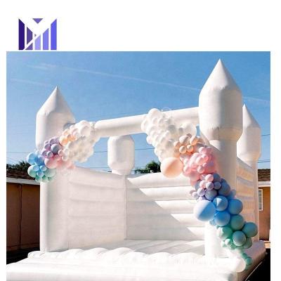 China Latest design PVC wedding bouncer inflatable bouncy castle whit inflatable jumping house for outdoor party for sale