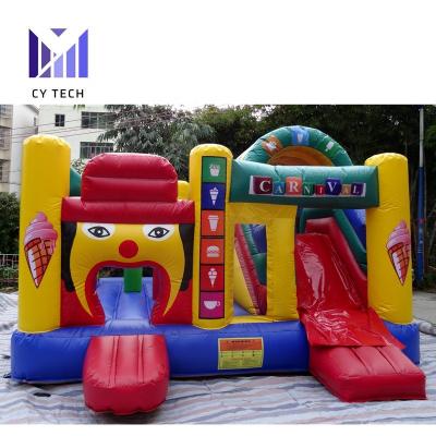 China PVC Clown Inflatable Bouncer Combo Inflatable Commercial Jumping Castle For Sale for sale