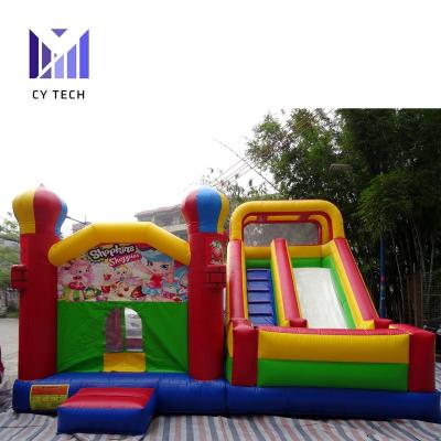 China Outdoor PVC Rental Commercial Inflatable Bouncy Castle Jumping Combo Inflatable Bouncer Slide for sale