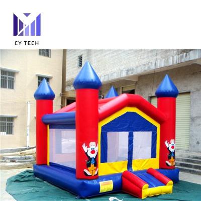 China Mini PVC Inflatable Bounce Castle Yard Use Inflatable Bouncer House For Kids for sale