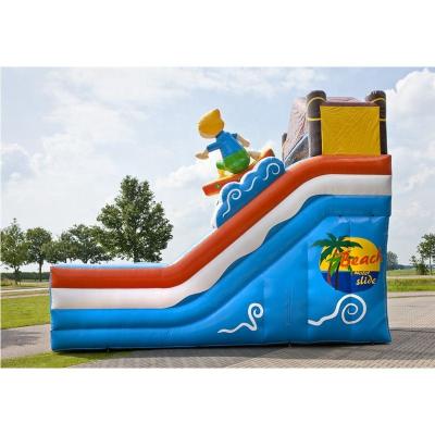 China Amusement Park Popular Summer Theme PVC Inflatable Bouncy Slide for sale