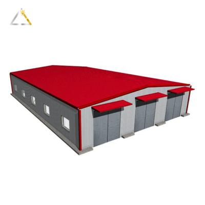 China Anti-Corrosion Quick Install Factory Metal Stores And Garages Welded Construction Steel Structure Construction Waterproof Storage for sale