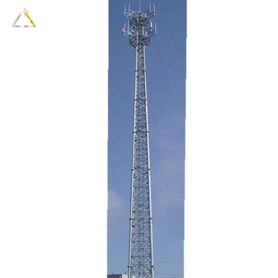 China Electric Power Transmission Antenna A Power Line Electric Single Pole Substation Structure High Quality Steel Tower for sale