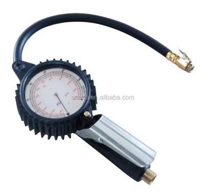 China 9609 Pneumatic Car Tire Inflator Gun with Rubber Hose and Removable Chuck for sale