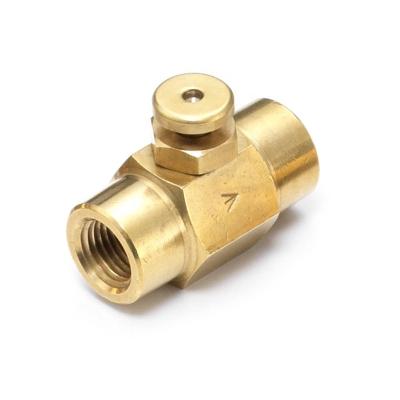 China Airline Pneumatic Brass Female Valve / Pneumatic High Quality Push Button for sale