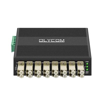 China 8 Port Optical Bypass Module Multimode LC Connector Din Mounted OM-FBS-44-MLC for sale