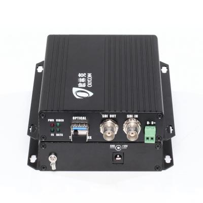 China 1 CH 3G SDI To LC Fiber Optic Converter Up To 20km SM Singer Fiber 3G SDI Extender for sale