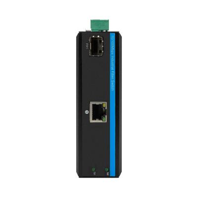 Chine 2 ports 10/100mpbs convertisseur de fibres médias industrielles Ethernet rapide avec 1RJ45+1SFP à vendre