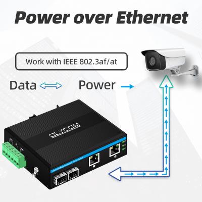 China Interruptor 48v del POE de Ethernet de la red del gigabit de 4 puertos del POE mini Unmanaged en venta