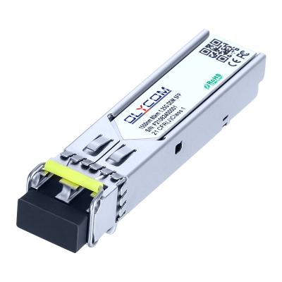 China Cisco Compatibele 1.25G 80Km 1550nm SM duplex LC Vezel Optische Transceiver SFP module Te koop