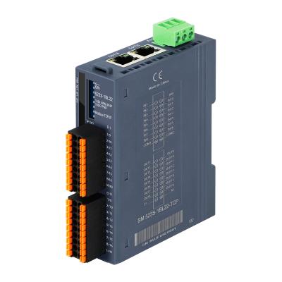 China Modulo PLC Modulo I/O Modulo Modbus-TCP/IP 100Mbit/s Entrada 24VDC 16DI + 16DO IP20 Din Rail à venda