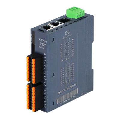 China EtherCAT I/O Slave Module 24V DIN Mounted 2 RJ45 Connector IP20 Grade for sale