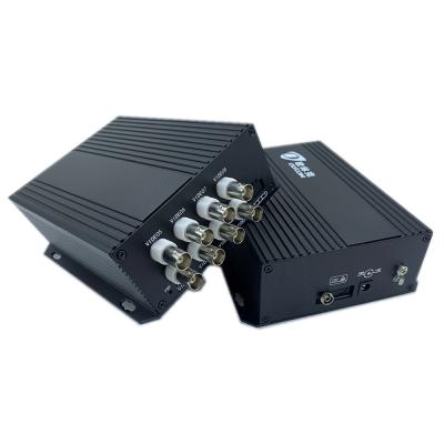 China 8 Portos Vídeo Análogo Digital Converter Óptico Multiplexer através de cabo coaxial DC5V à venda