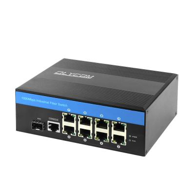 Chine 9VDC port industriel du commutateur 8, commutateur d'Ethernet de rail de vacarme de degré de protection d'IM-FS180GW à vendre