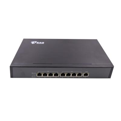 China interruptor del eje de la fibra de 100Mbps IEEE802.3af, interruptor portuario de 8 Poe con Uplink de la fibra en venta