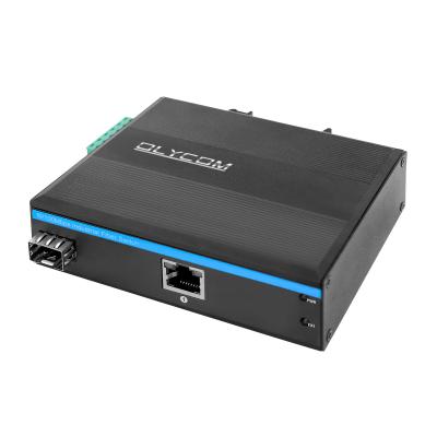 China Medios convertidor de Ethernet industrial con PoE 15.4W 30W en venta