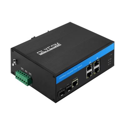 China Interruptor manejado industrial portuario de Ethernet de los estándares 4 del CE con L2 el 10/100/1000M en venta