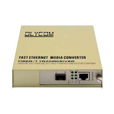 Chine Convertisseur multimédia SFP 1310nm convertisseur Ethernet à fibre mono-mode non géré à vendre