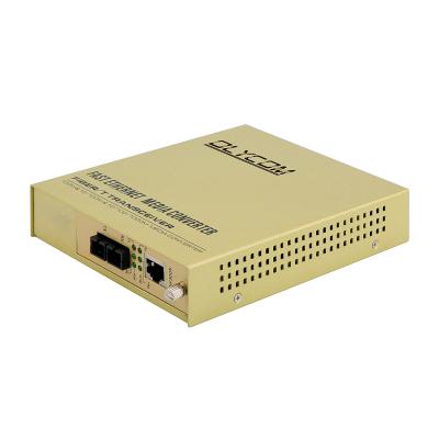 Cina 10/100Mbps Fibra ottica Ethernet Converter multimediale non gestito Input a doppia fibra 220V AC in vendita