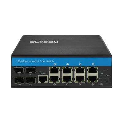 China 8 Port Industrial Managed Switch 2.5G Fiber Din Rail 240W Unterstützung für das PoE-Management zu verkaufen