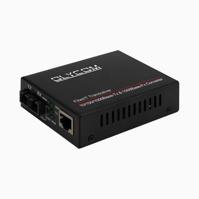 Κίνα Μετατροπέας μέσων Gigabit POE 15.4W 30W μη διαχειριζόμενο ενεργό PoE Duplex SM MM Fiber προς πώληση