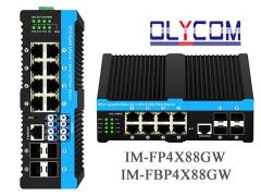 IM-FBP4X88GW 10G Fiber Industrial Managed Switch