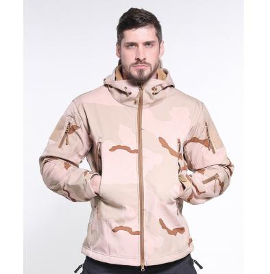 China New Selling Zipper Waterproof Warm Breathable Hooded Work Jacket Outdoor Softshell Men for sale