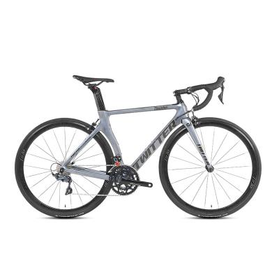 China ENV Techonoloty TWITTER Bike 22 Speed ​​700C Carbon Fiber Road Bike With Carbon Fiber Wheels for sale