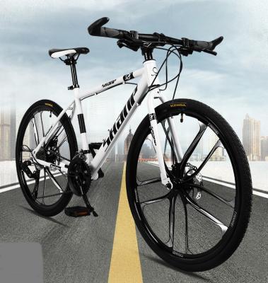 China Factory Outlet High Carbon Steel Mountain Bike Men's and Women's Road Race Student Youth 27 Speed ​​Bicycle Bike for sale