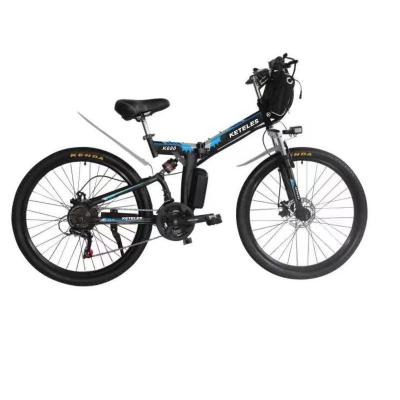 China Hot Sale Aluminum Alloy Keteles 26 Inch Lithium Battery Mountain Bike Folding Electric Variable Speed ​​Electric Bicycle for sale