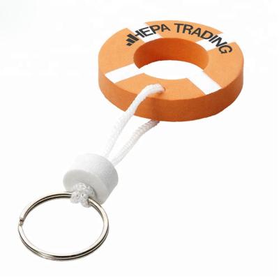 China Custom Soft EVA Lift Buoy Keyring Promotion Lifebuoy With Customized Shape for sale