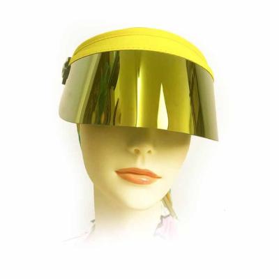 China Fashion Comfortable Protective PVC Visor Hat Wholesale UV Transparent Clear Sun Visor Customized Logo With Small MOQ Wholesale for sale