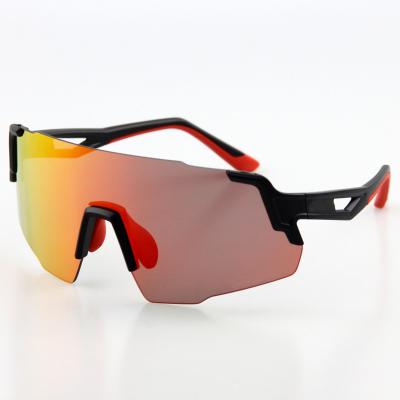 China Popular Sports Sunglasses Private Label Sports Driving Sunglasses Injection Solid Double Color Oversized TR90 Sunglasses Men for sale