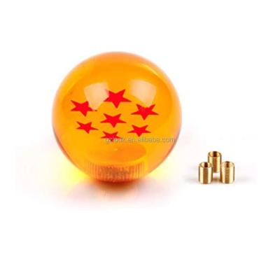 China The Element Eco-Friendly Stars Universal Car Gear Shift Knob Clutch Knob Acrylic Car Shift Knobs With Adapter Universal for sale