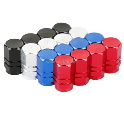 China Eco-friendly Vehicle Valve Stem Caps Hexagon Dustproof Airtight Design Seal Caps Seal Air Protection Outdoor All Weather Light Weight for sale