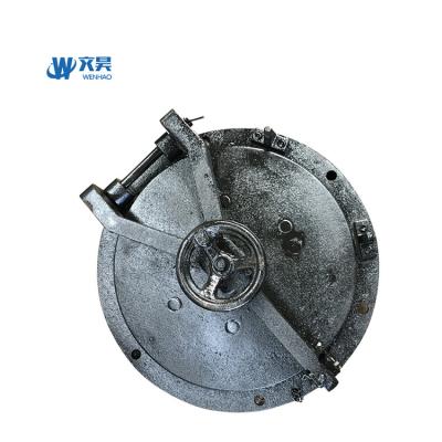 China Factory Biomass Steam Boiler Furnace Cast Iron Positive Pressure Door Customized Furnace Door High Temperature Stain for sale