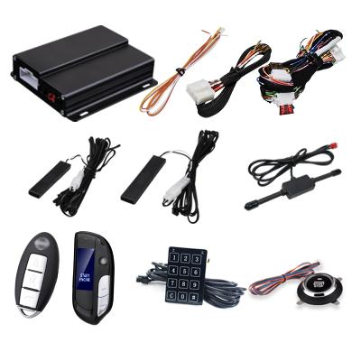 China Auto Lock Unlock PKE Keyless Entry Remote Starter Engine Start Stop Smart Car Alarms for sale